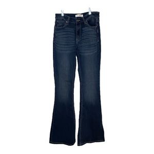 KanCan Dark Wash Y2K Style Flare Leg Jeans Size 9/28